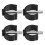 16Pcs Adjustable Black Cane Clips Nonslip Walking Stick Handle Clamps 2