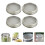 4St Spruitdeksels Rvs, Universele Huis Accessoires Met Filter 4