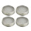 4St Spruitdeksels Rvs, Universele Huis Accessoires Met Filter 3