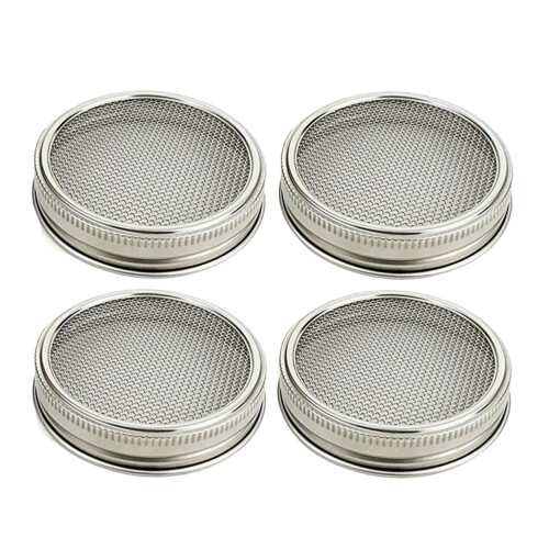 4St Spruitdeksels Rvs, Universele Huis Accessoires Met Filter 2
