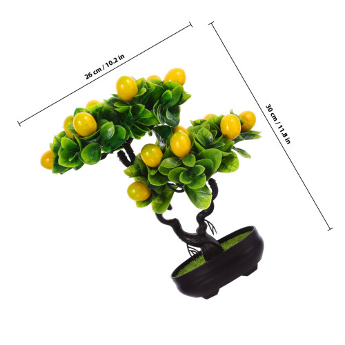 Árvore Artificial Bonsai Vaso Para Decoração 1