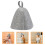 3Pcs Conjunto De Chapéus De Leve E De Secagem Rápida 11