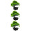 3 Unidades De Árvore De Bonsai De Artificial Vaso 10