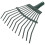 Rake De Plástico Para Jardinagem, Folhas E Gramados 8