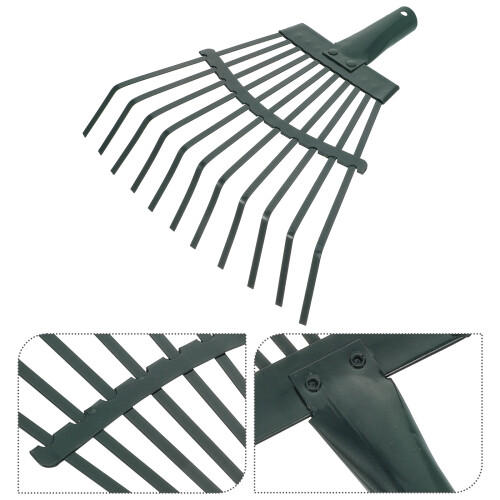 Rake De Plástico Para Jardinagem, Folhas E Gramados 2