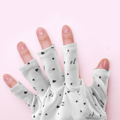 10 De Luvas Anti-Uv Sem Dedos Para Manicure Profissional 2