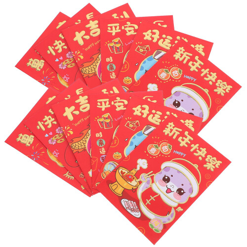 36Pcs Envelope Para Ano Chinês 2025
