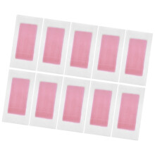 10St Doppelseitige Enthaarungswachstücher Für Körper Bikini Beine Pink