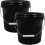 2 Stuks Plastic Wateremmer Met Voor Wateropslag 2
