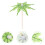 50 Unidades Cocktail Com Design De Guarda-Sol De 5