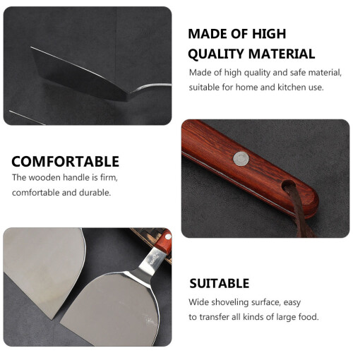 Raindrops Stainless Steel Pizza Spatula Serving Silver 2