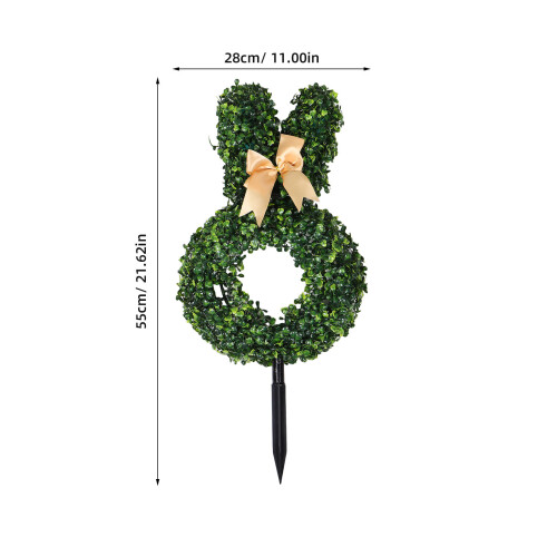 Easter Konijn Topiaire Met Stropdas Voor Decoratie 1