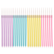 120 Kleurrijke Verjaardagskaarsjes in 5 Dozen voor Cake Decoratie