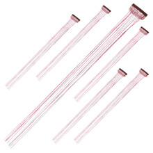 6 Stuks Glitter Haar Tinsel Extensions Voor En Vrouwen
