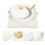 1 Set Stijl Relief Dubbele Handgreep Dessert Opbergkom 3