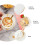 1 Set Stijl Relief Dubbele Handgreep Dessert Opbergkom 10