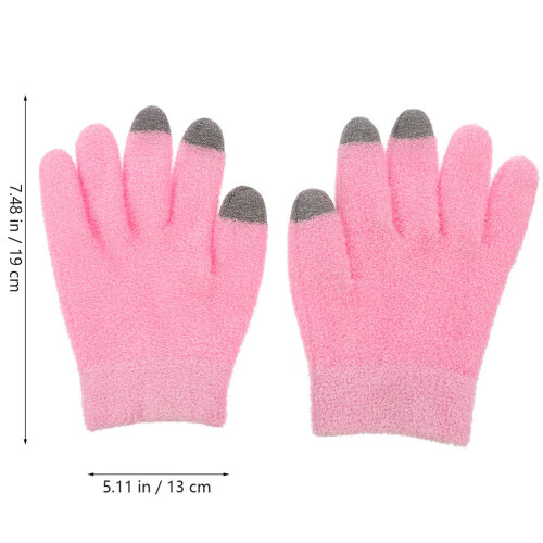 2 Pares De Luvas E Hidratantes Com Gel Antiderrapante Para E Pés 1