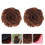 2 Stuks Pruik Haarklem Rood 3