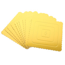 10 Stuks Vierkante Papieren Cake Drum Verdikte Transfertafel