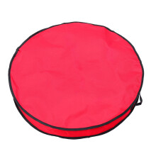 Ornament Storage Bag Red Oxford Cloth For Holiday 1pack