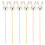 100 Stuks Bamboe Bunny Cocktailprikkers Voor Drankfruit 6