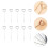 10 Unidades Acero Inoxidable Corazón Para Y 3