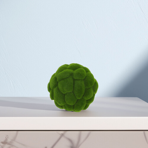 Esferas Decorativas De Verde Artificial Para Fiesta 10 Cm 2