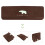 1Pc Luminous Polyester Floor Cushion Non-Slip Brown Home Mat 4