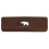 1Pc Luminous Polyester Floor Cushion Non-Slip Brown Home Mat 2