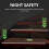 1Pc Luminous Polyester Floor Cushion Non-Slip Brown Home Mat 10