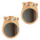 2St Mini Make-Up Spiegel Hout Compact Voor 6