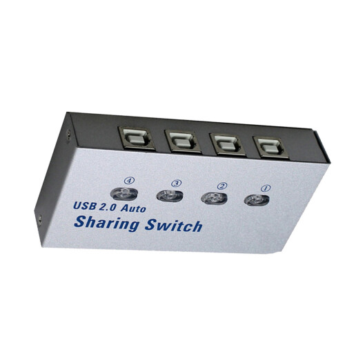 Usb 2.0 Interruptor Para 4 Dispositivos Automático