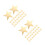 120 Unidades De Doble Dorado Para Decoración 10
