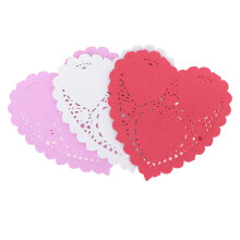 100 Unidades 4 Pulgadas Tableros De Pastel Corazón Base Resistente