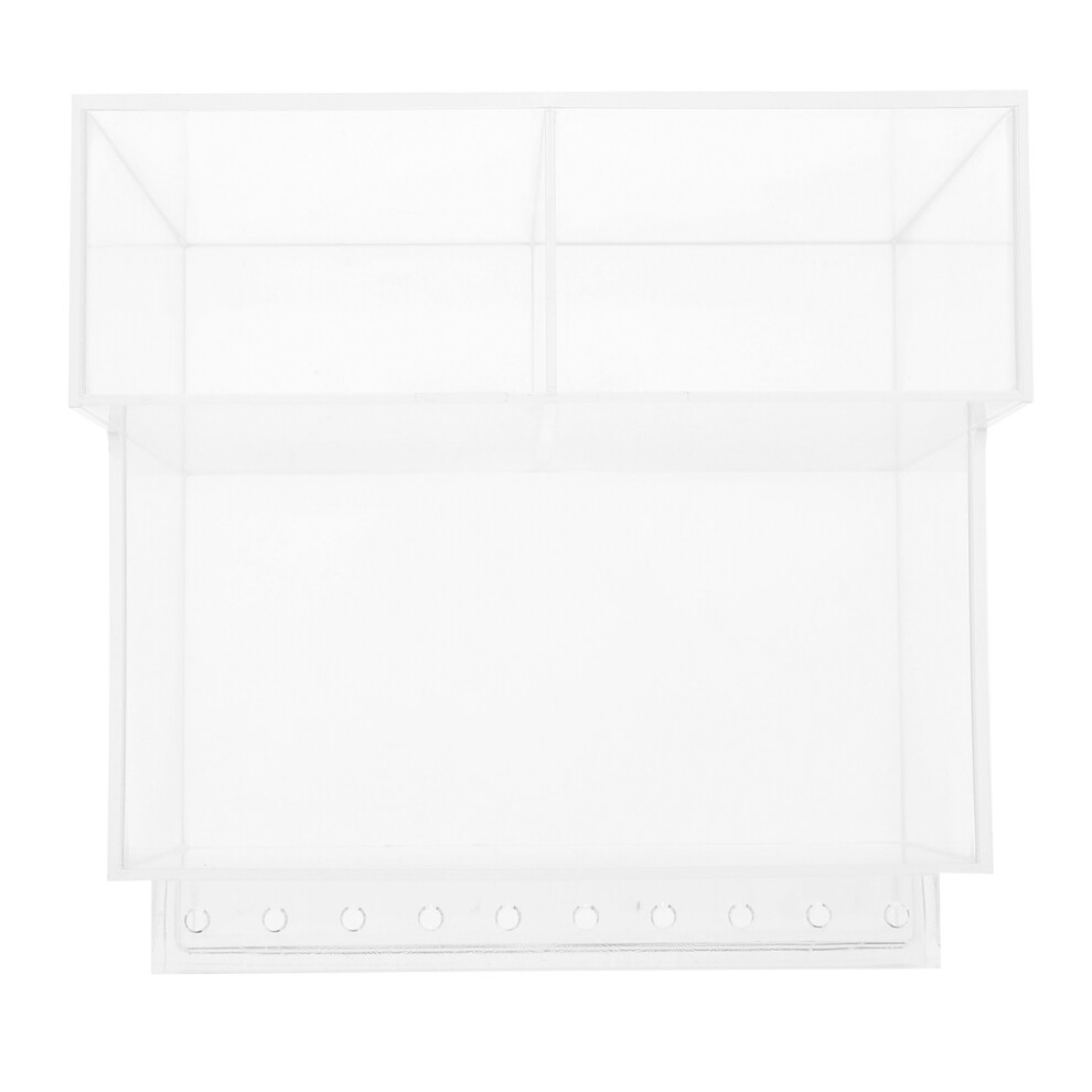 Artibetter 1Pc 13-Hole Nail Drill Bits Holder Organizer Box - Clear, 10.3Cm H