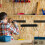 Wall Mounted Garden Tool Organizer Rack Heavy Duty Metal Storage 5