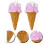 4 Gelato A Cono Per Decorazione Cucina E Party 11