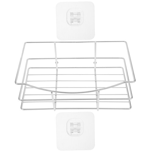 Adhesive Bathroom Shelf Wall Mounted Shower Organizer 1