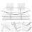Adhesive Bathroom Shelf Wall Mounted Shower Organizer 4