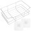Adhesive Bathroom Shelf Wall Mounted Shower Organizer 7
