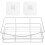 Adhesive Bathroom Shelf Wall Mounted Shower Organizer 3