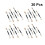 30 Pezzi Ombretto Doppia Punta In Alluminio Lattice 4