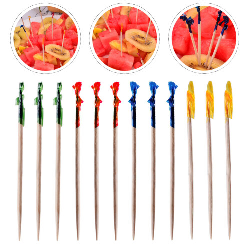 240 Pezzi Stuzzicadenti Cocktail Con Colorata 2