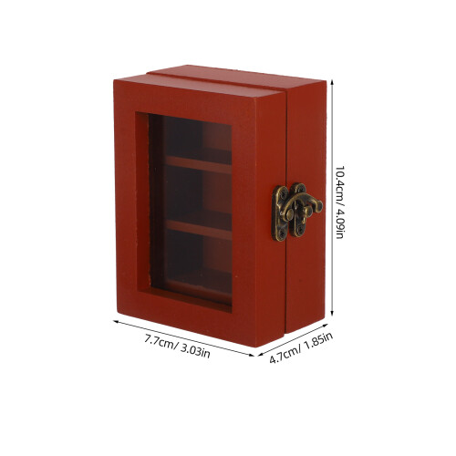 Mini In Legno Vintage Per Libreria E Decorazione Casa 1