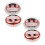 2 Pezzi Custodie Portatili Per A In Oro Rosa 4