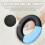 Ear pads sheepskin leather 1 pair Black 7