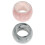 2Pcs Creative Marble Ceramic Electric Toothbrush Stand Pink 7