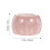 2Pcs Creative Marble Ceramic Electric Toothbrush Stand Pink 2
