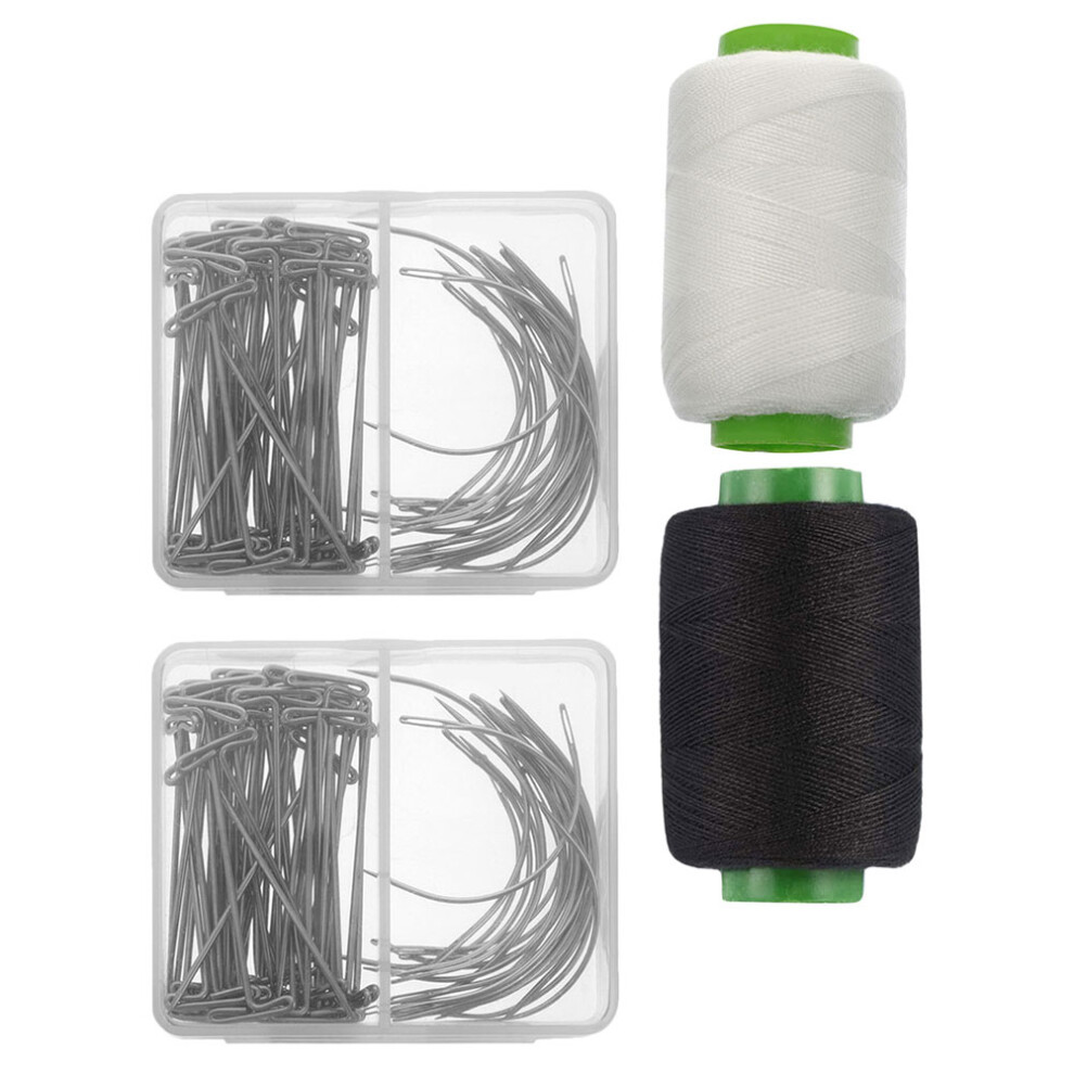 2 Sztuki Szpilki Do Peruki T-KształTne C-KształTne Z Nitkami-image