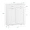 SoBuy Bathroom Cabinet with Laundry Baskets 4